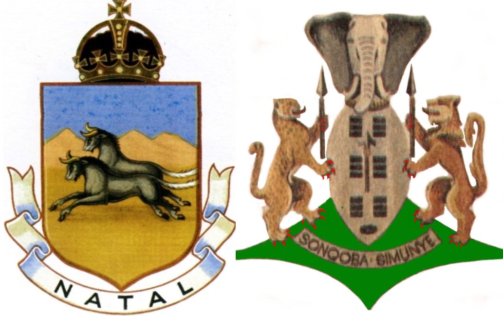 KwaZulu-Natal (interim-simbool, wapens van Natal en KwaZulu)