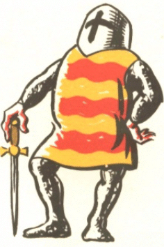 Drummond in sy oorkleed (coat of arms)